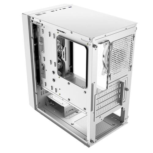 Logic ARAMIS ARGB ATX semi-tårn kabinet - Hvid