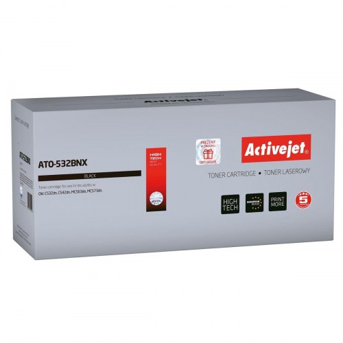 Activejet ATO-532BNX toner - sort (laser, kompatibel med OKI)