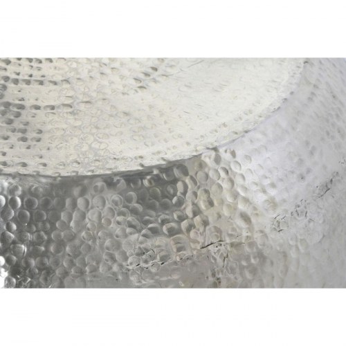 Sofabord i aluminium - sølv, 60 x 60 x 30 cm