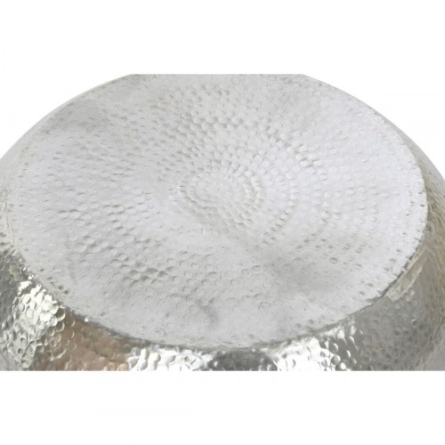 Sofabord i aluminium - sølv, 60 x 60 x 30 cm