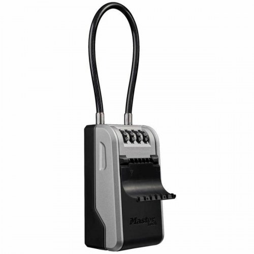 Nøgleskab med kodelås Master Lock - ledning til ophæng, 19,6 × 7,6 × 5,6 cm, aluminium