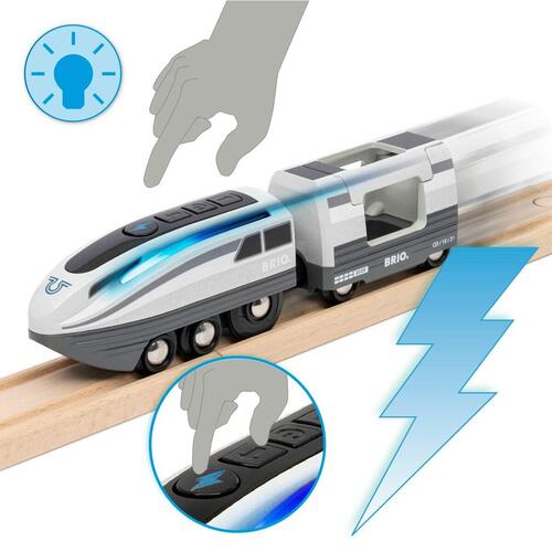 Brio Turbo Train - batteridrevet togsæt (3 dele)