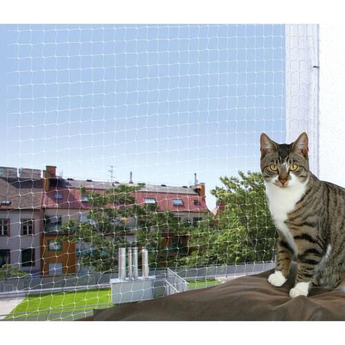 sikkerhedsnet Trixie 44323 Kat Gennemsigtig Nylon 4 x 3 m