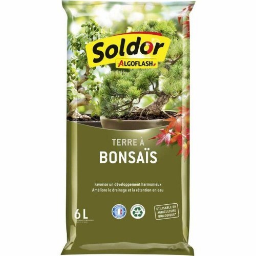 Algoflash TBONZ6 bonsaijord - 6 l pottemuld til bonsai