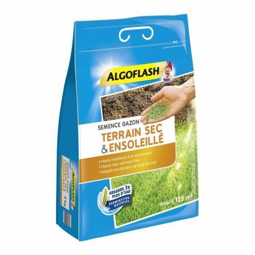 Algoflash græsfrø til sol og tørke - Middelhavet, 3 kg