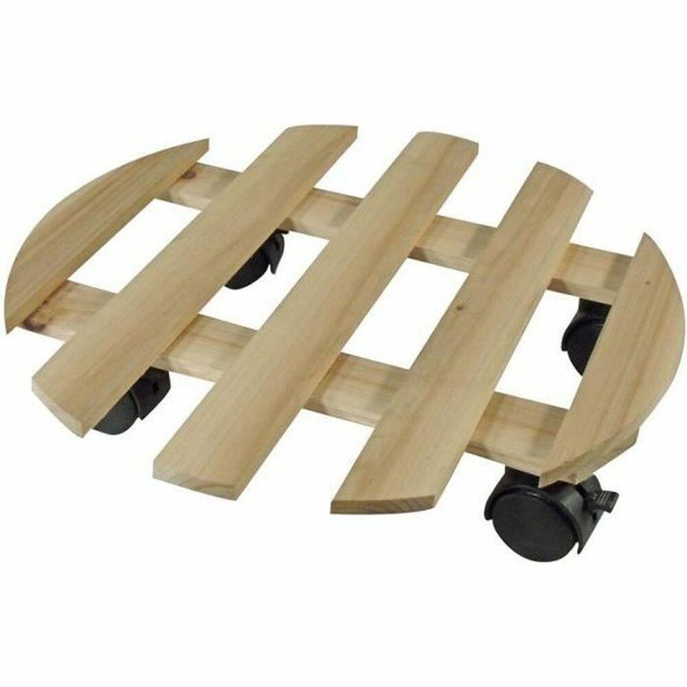 Nature plantevogn i gran - støtte med hjul til potter, natur