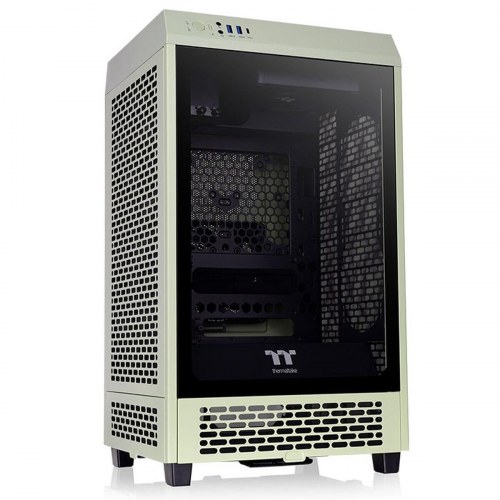 PC kabinet ATX mini-tower Thermaltake The Tower 200 - sort/grøn