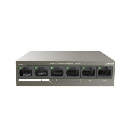 Tenda TEF1106P-4-63W PoE switch - 6 porte, 10/100 Mbps