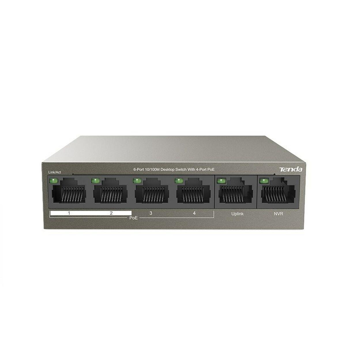 Tenda TEF1106P-4-63W PoE switch - 6 porte, 10/100 Mbps