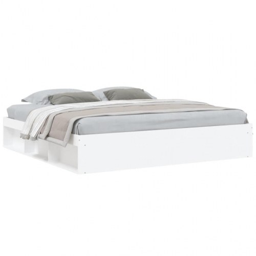 Sengeramme 200x200 cm hvid