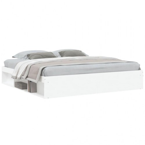 Sengeramme 200x200 cm hvid