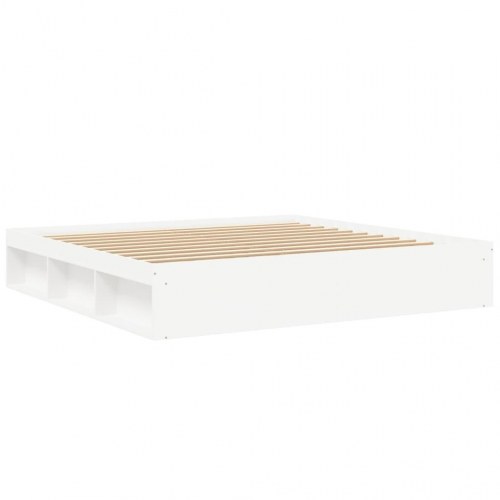Sengeramme 200x200 cm hvid