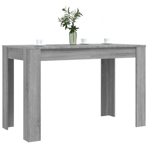 Spisebord 120 x 60 x 76 cm - grå sonoma-eg