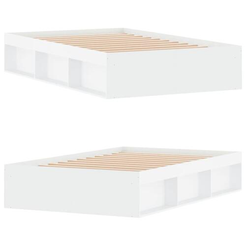 Sengeramme 120x200 cm hvid