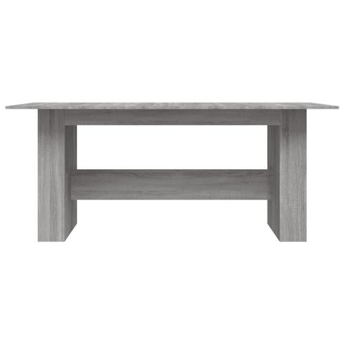 Spisebord 180x90x76 cm konstrueret træ grå sonoma-eg