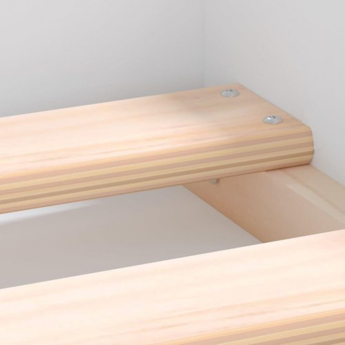 Sengeramme med opbevaring 160 x 200 cm - hvid