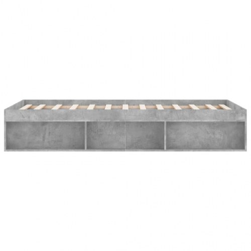 Sengeramme med opbevaring 180x200 cm - betongrå