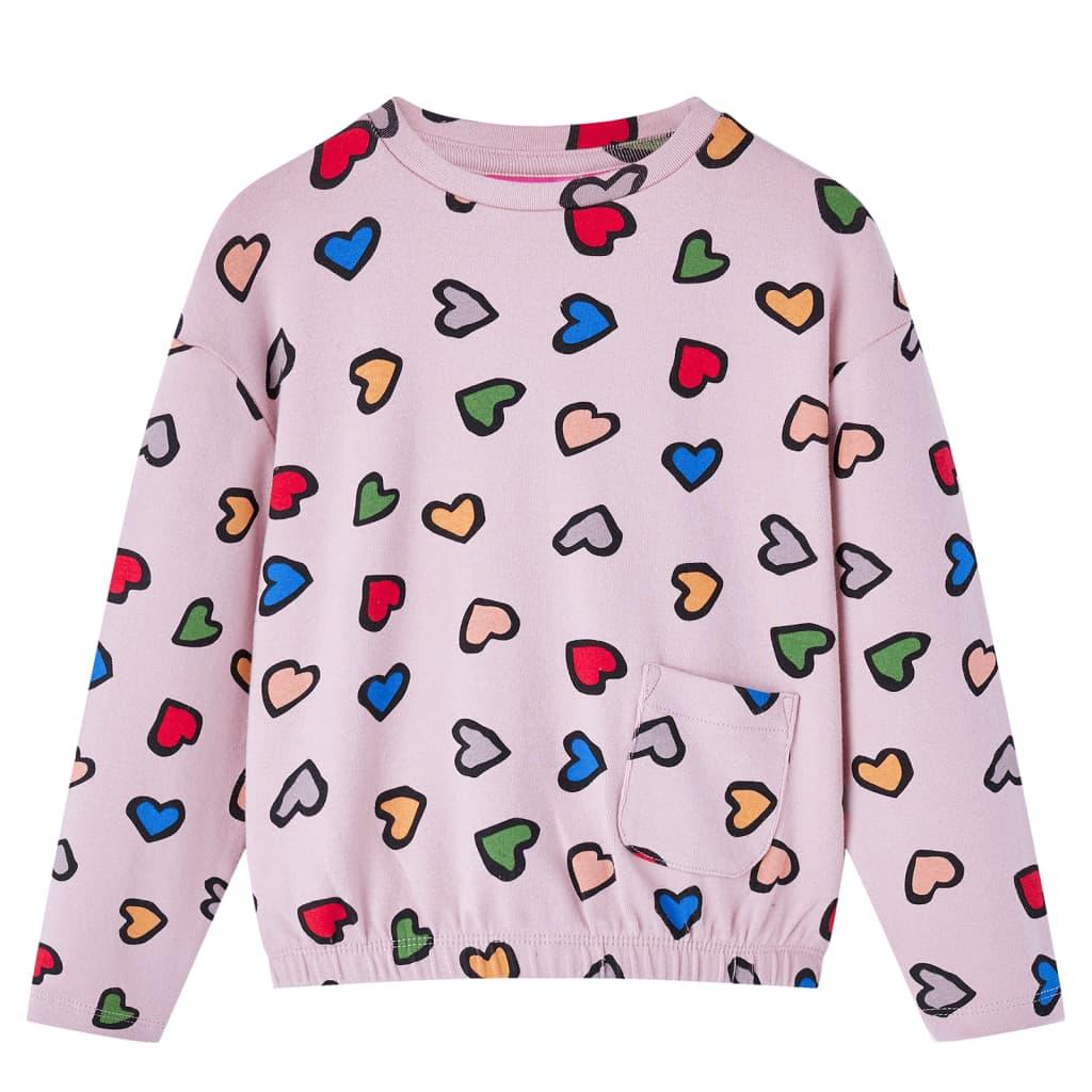 Sweatee Shirt Til Børn 104 Lyserød