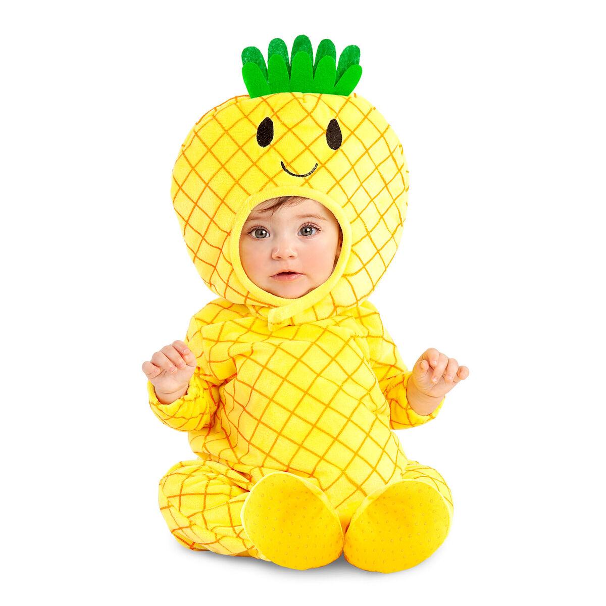 Kostume til babyer Frugt Ananas (3 Dele)