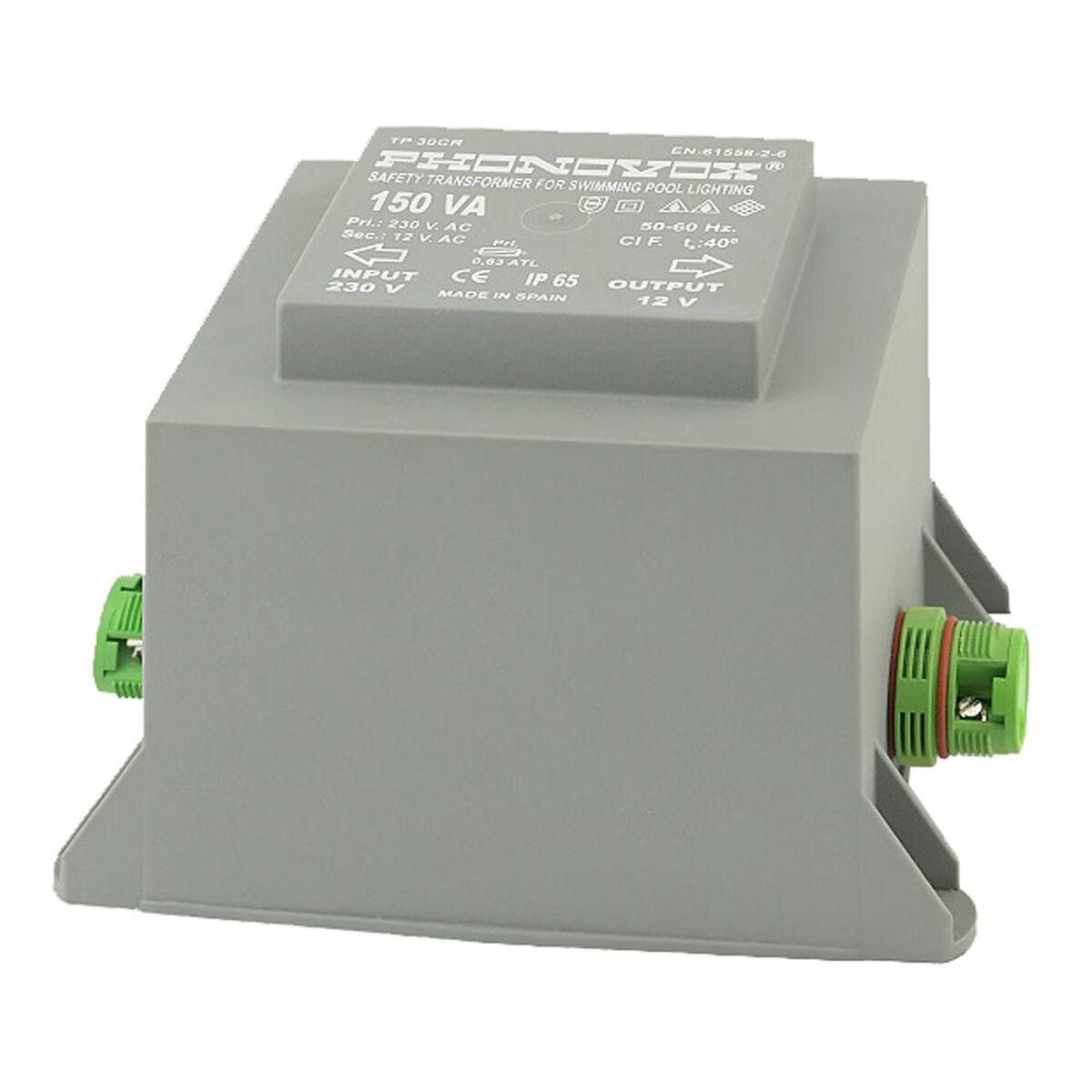 Safety Transformer For Swimming Pool Lighting Phonovox Tp30103cr 150 Va 12 V 230 V 50 60 Hz 12 9 X 7 2 X 9 9 Cm