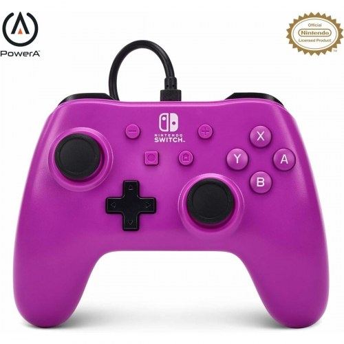 PowerA Wired Controller - Grape lilla til Nintendo Switch