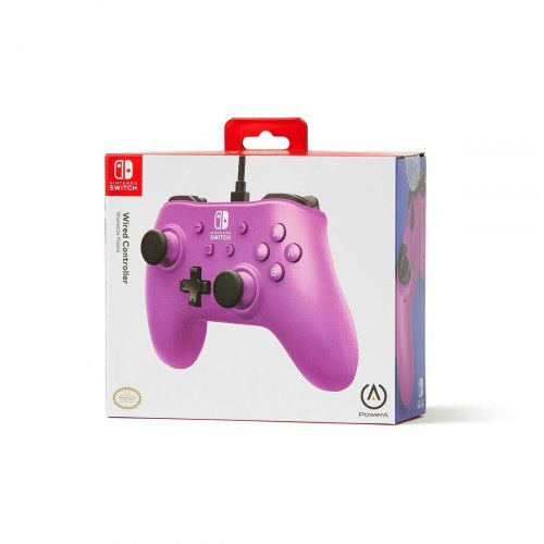 PowerA Wired Controller - Grape lilla til Nintendo Switch