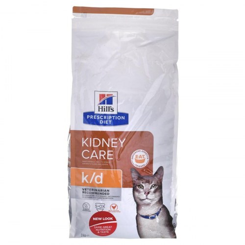 Hill's Prescription Diet k/d Kattefoder - Kylling, 3 kg