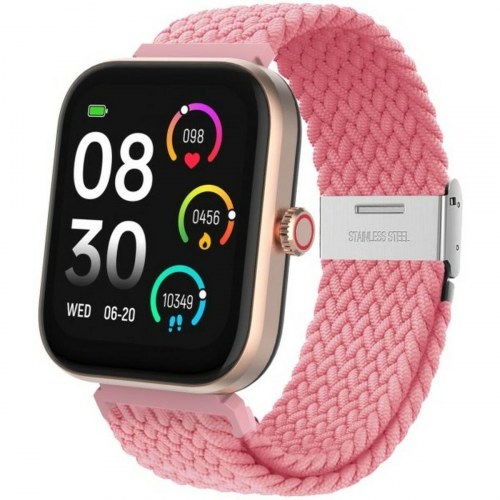 DCU Tecnologic Los Angeles smartwatch 1,8" - pink silikonerem