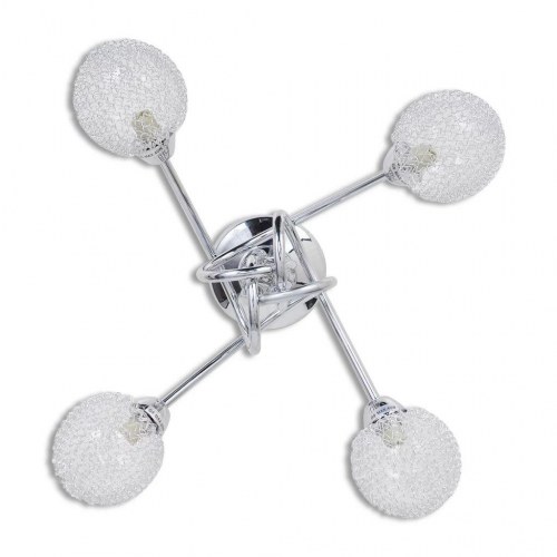 Loftslampe skærme i netmateriale 4 G9-pærer