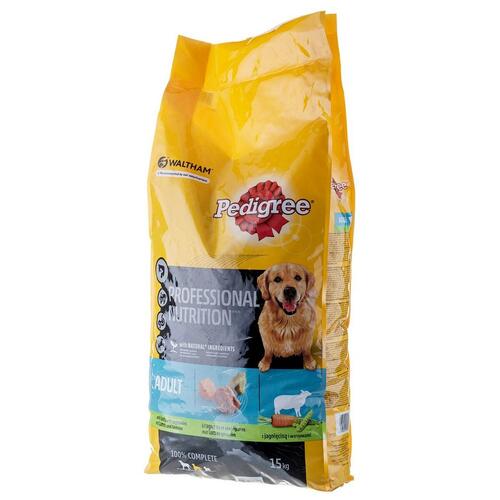 Foder Pedigree Adult Professional Voksen Lam 15 kg