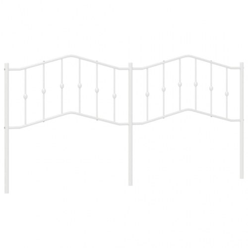 Udskiftningsgavl i metal 193 cm - hvid