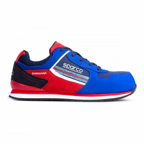 Sparco sikkerhedssko Gymkhana Martini Racing S3 ESD - blå/rød, str. 44