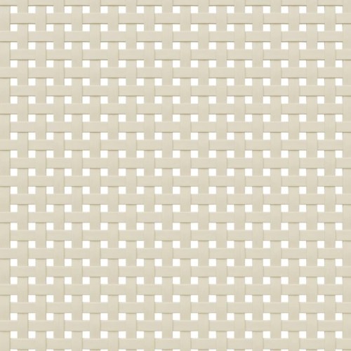 Tv-bord SENJA 158x40x49 cm rattan-look massivt fyrretræ hvid