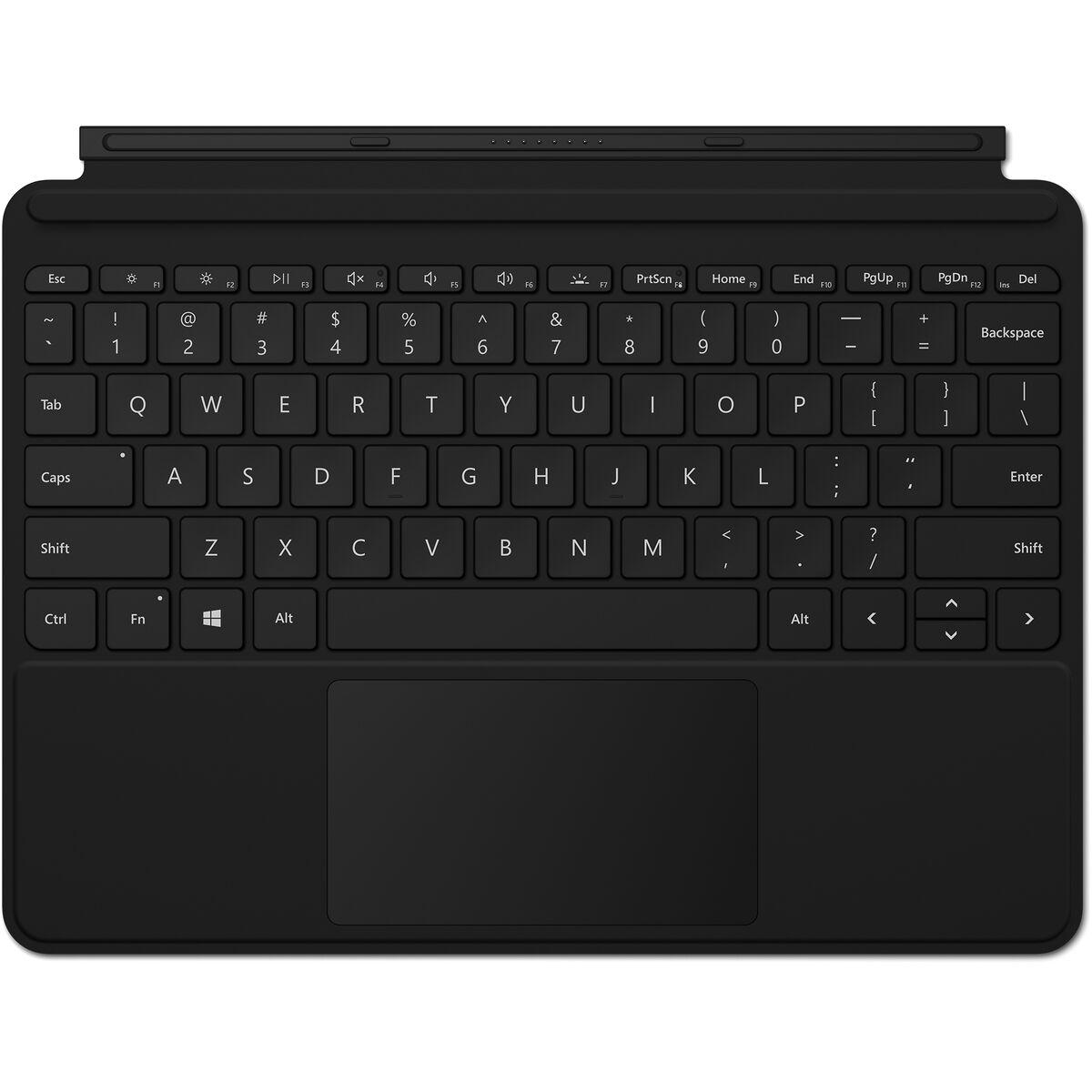 Case til tablet og tastatur Microsoft KCM-00035 Qwerty portugisisk Sort