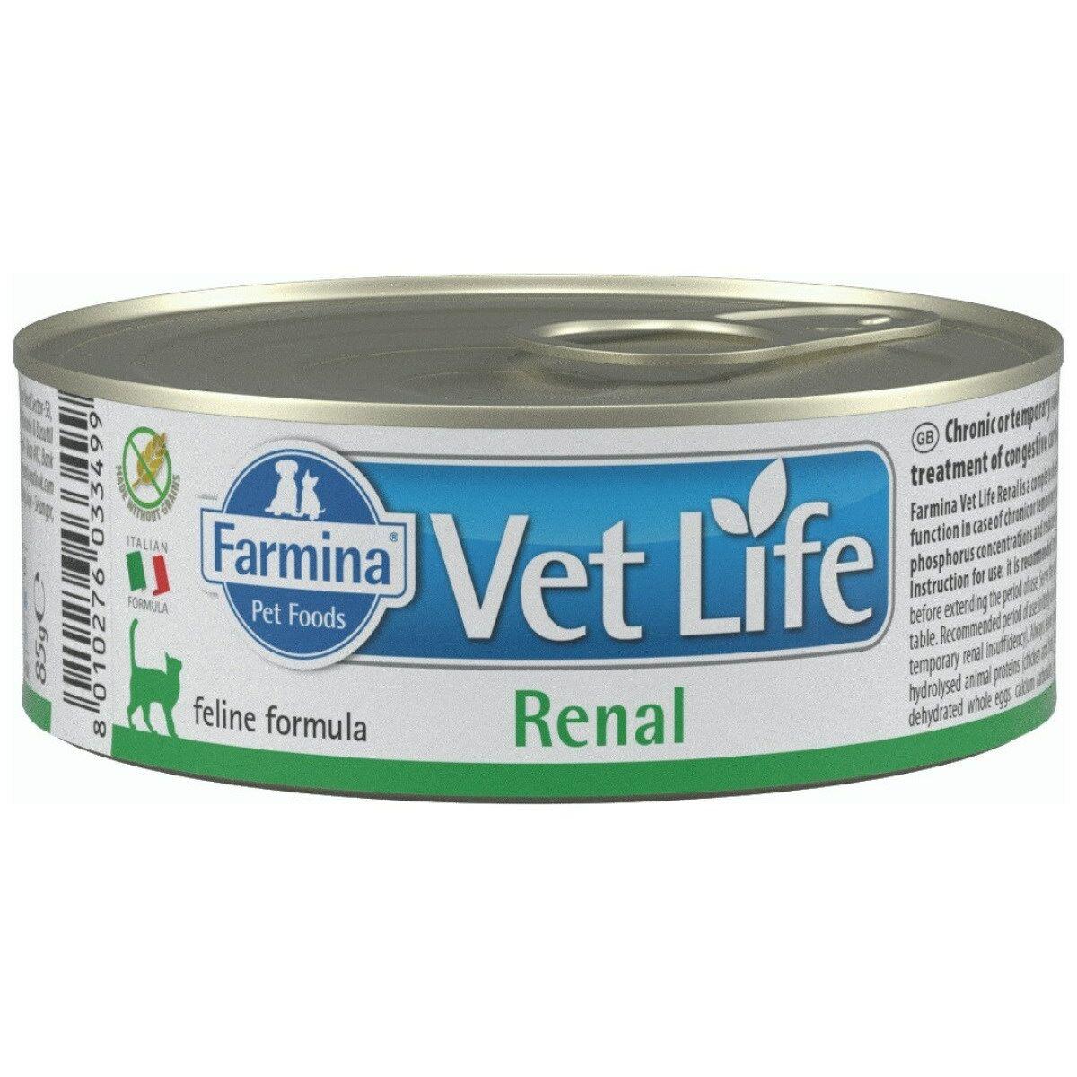 Kattemad Farmina Vet Life Diet Renal Kylling Kartofler