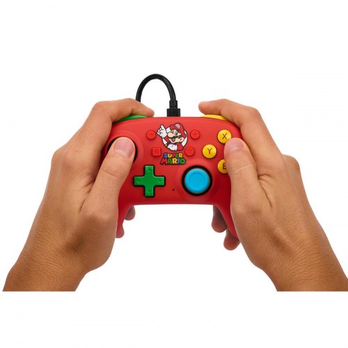 Nintendo Switch controller PowerA Nano - kablet, multifarvet (Super Mario)