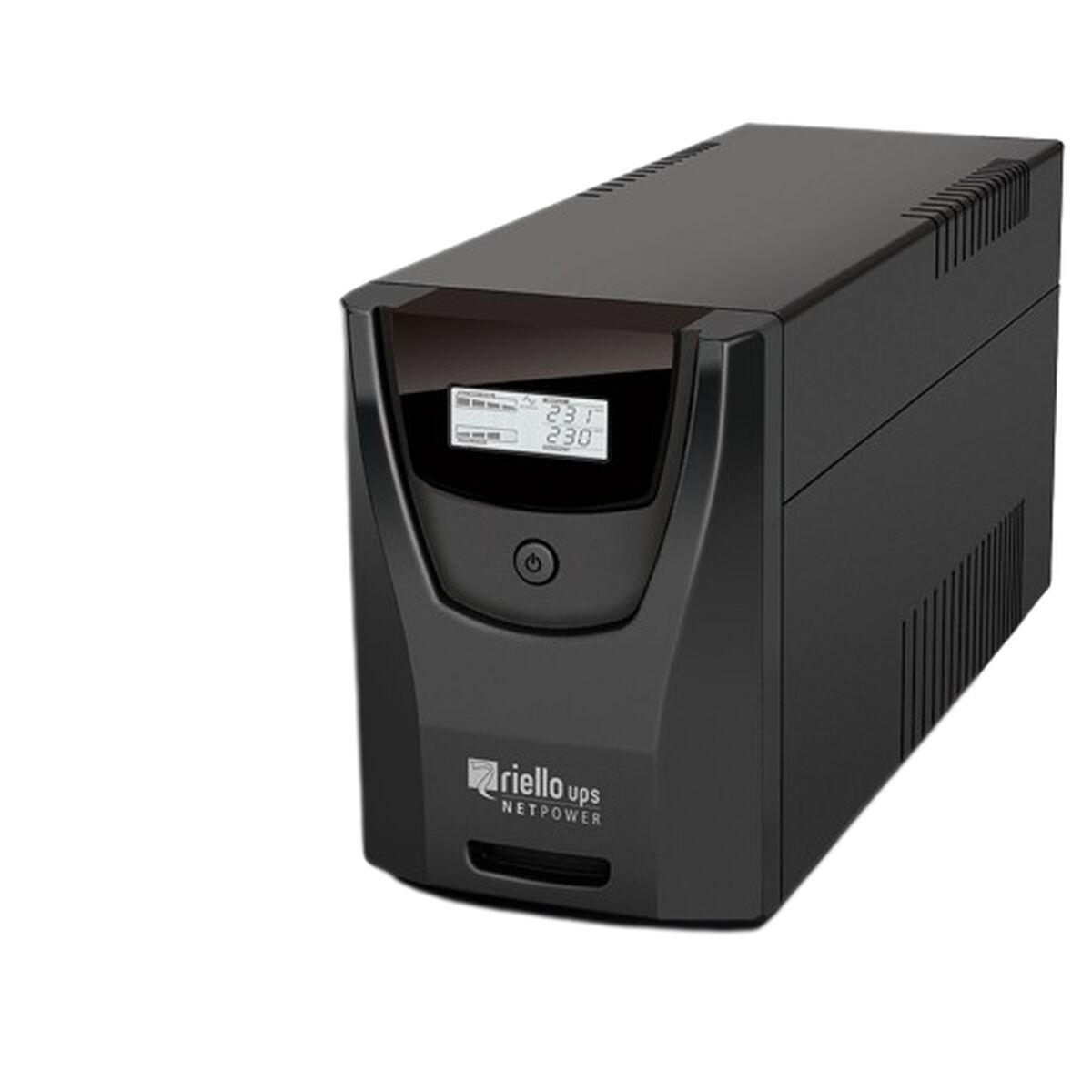 Riello NPW1000DE interaktiv UPS 600 W (1 kVA) - sort