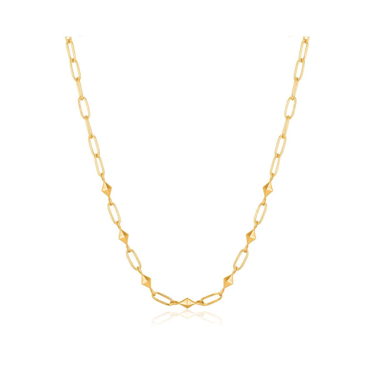 Ania Haie halskæde til kvinder, gylden, 40 cm (N025-03G)