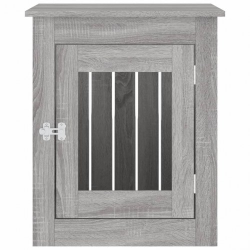 Hundebur/endebord 55×75×65 cm - konstrueret træ, grå sonoma-eg