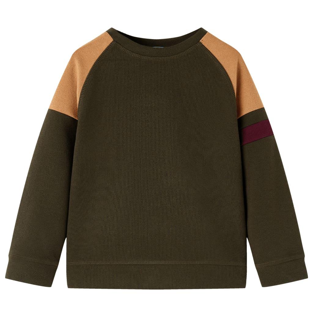 Sweatee Shirt Til Børn 116 Kakifarvet Og Brun