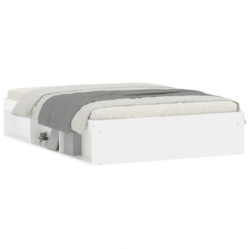 Sengeramme 135x190 cm hvid