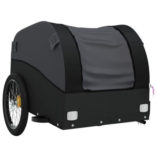 Cykelanhænger 45 kg - jern, sort