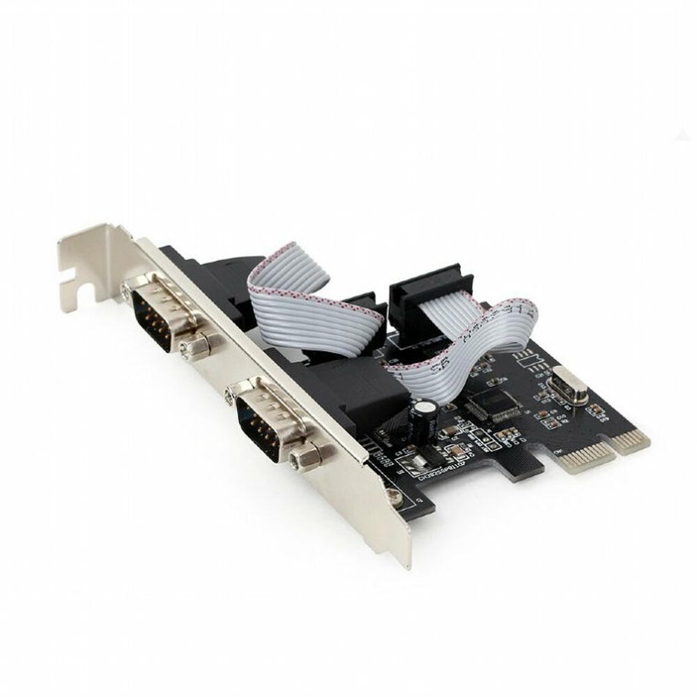 GEMBIRD SPC-22 PCIe serielt modemkort (RS-232) - sort