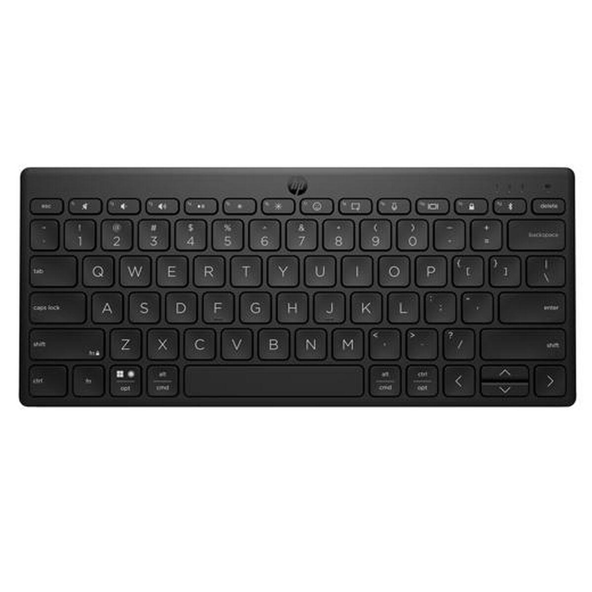 Bluetooth Tastatur Hp 692s9aa Sort Spansk Qwerty