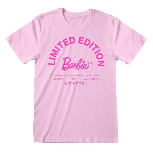 Kortærmet T-shirt Barbie Limited Edition Lyserød Unisex L