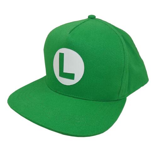 Unisex hat Super Mario Luigi Badge 58 cm Grøn Onesize