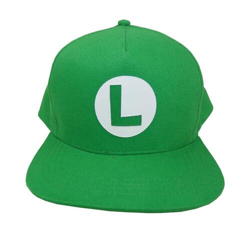 Unisex hat Super Mario Luigi Badge 58 cm Grøn Onesize