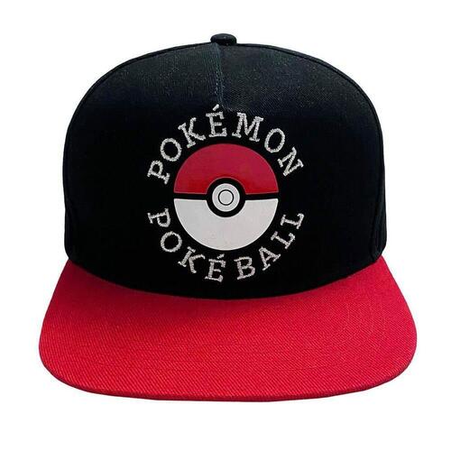 Unisex hat Pokémon Trainer 58 cm Sort Rød Onesize