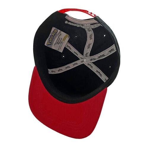 Unisex hat Pokémon Trainer 58 cm Sort Rød Onesize