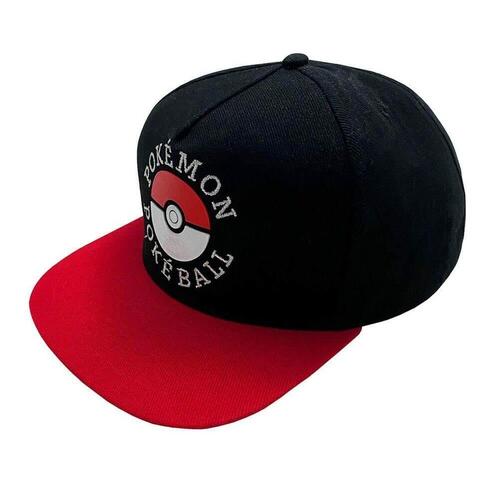 Unisex hat Pokémon Trainer 58 cm Sort Rød Onesize